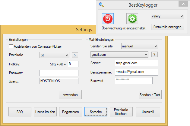 Der mächtige, kleine Keylogger