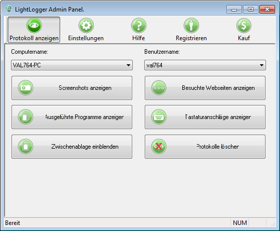 Keylogger - Überwachungssoftware