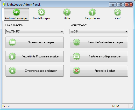 Keylogger - Überwachungssoftware